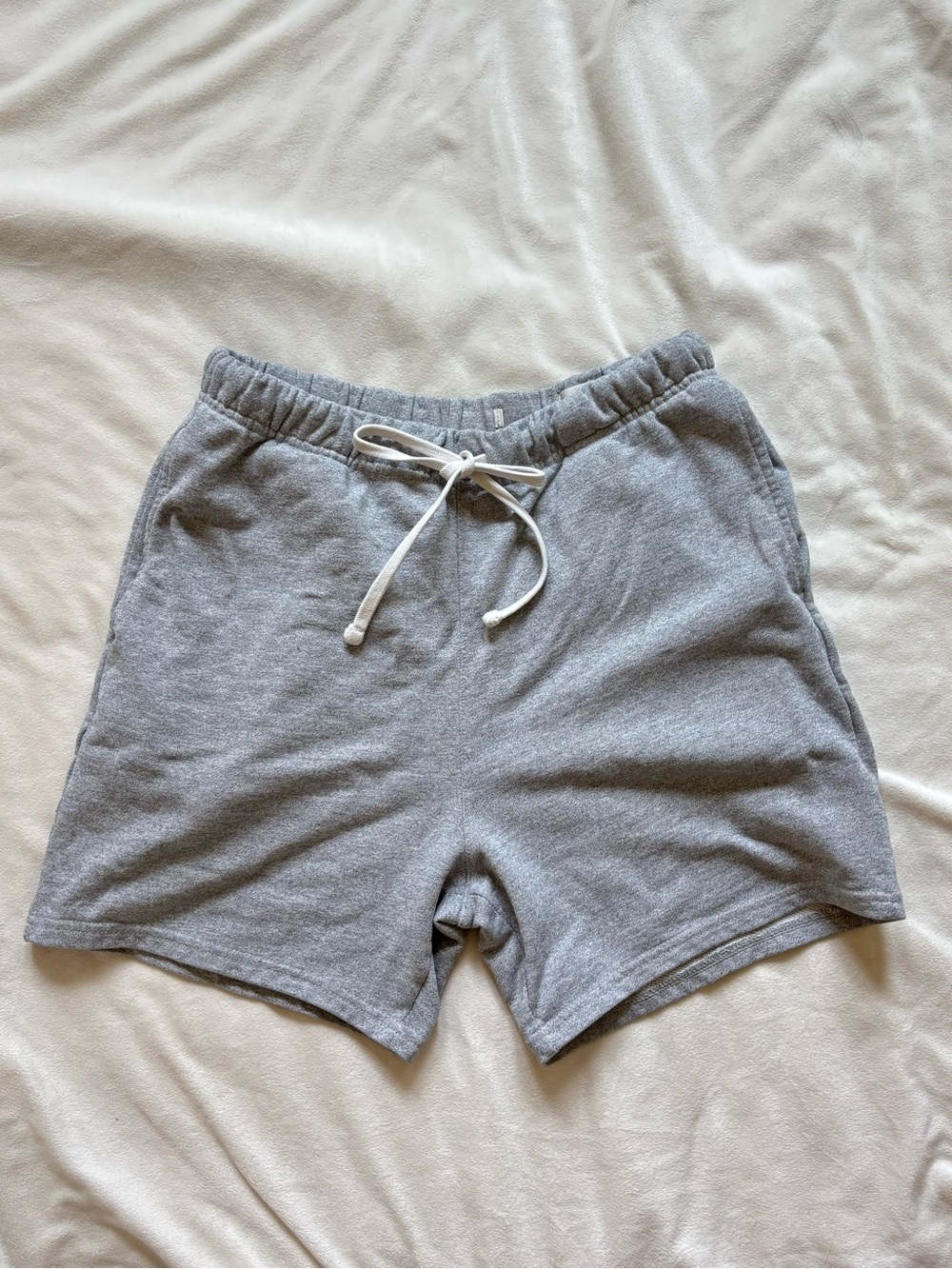 Pacsun Men's Volley Gray Heather Drawstring Sweat Shorts